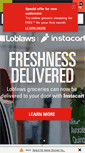 Mobile Screenshot of loblaws.ca